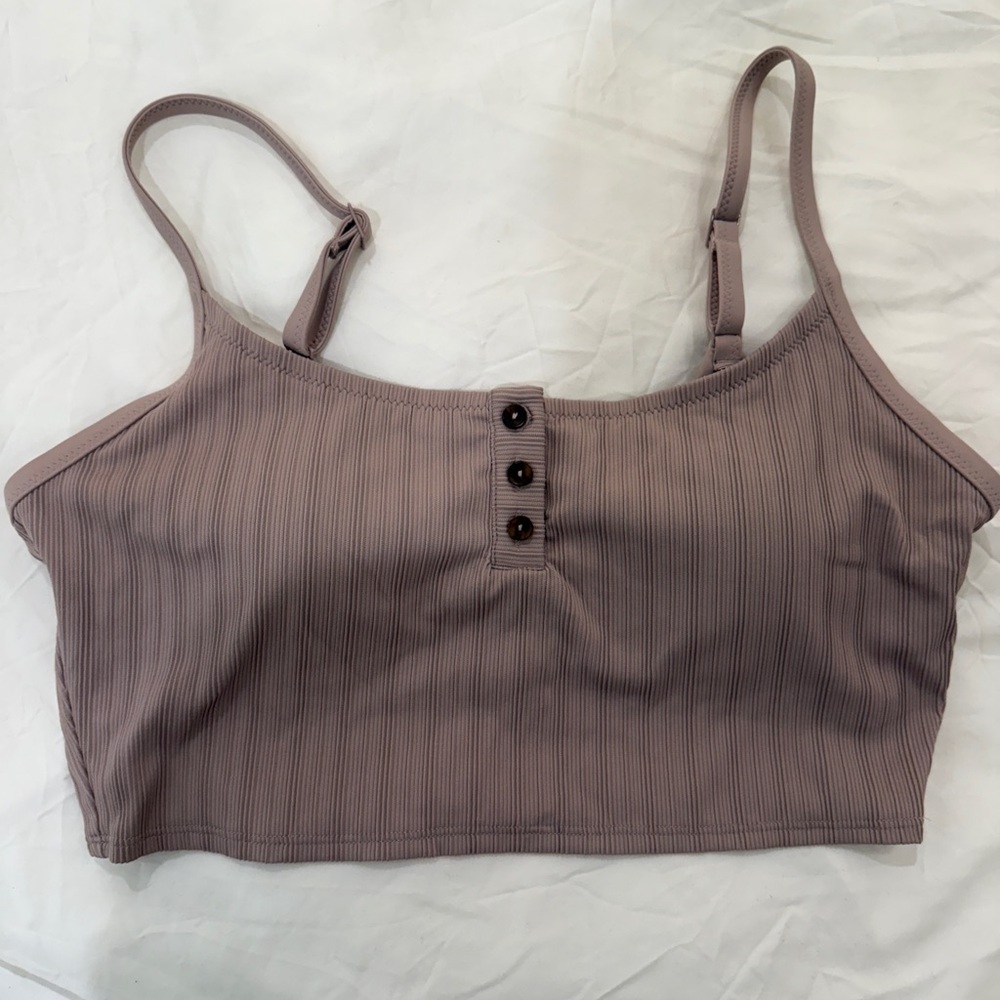 Aerie Light Purple Scoop Top